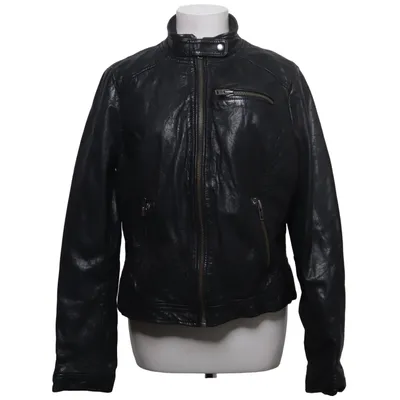 Veste en cuir (Noir) de Livelo Coton, Cuir