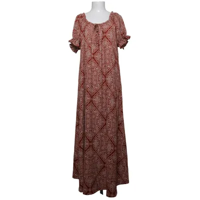 Maxi dress (Brown, White) from Yours Elastane, Polyester