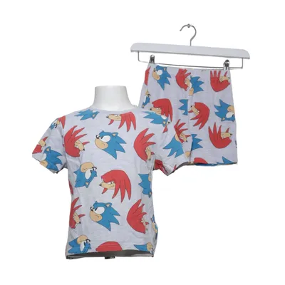 Pyjama (Gris, Multicolore) de sonic the hedgehog Coton, Polyester
