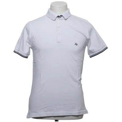 Poloshirt (Wit) van Fay Katoen, Elastaan