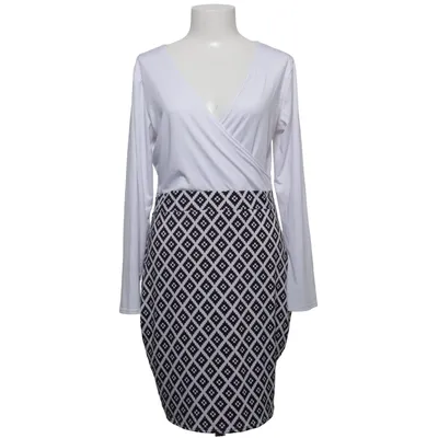 Jurk (Zwart, Wit) van Vestidos Katoen, Elastaan, Polyester
