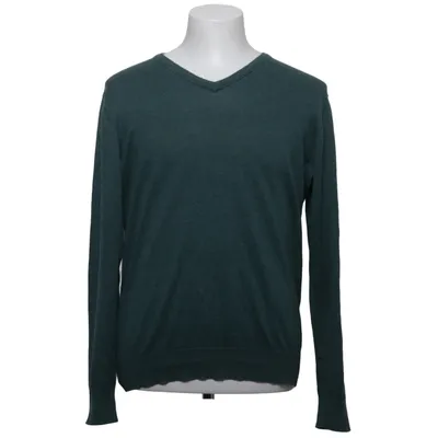 Pullover (Grön) från TM Lewin Bomull, Silke