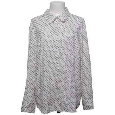 Shirt (White, Blue, Red) from Fiora Blue Cotton, Elastane, Polyester, Viscose