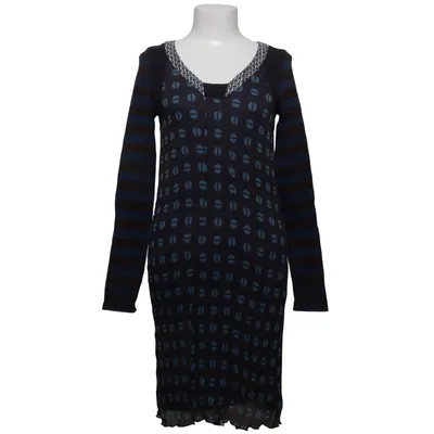 Kleid (Blau, Braun, Mehrfarbig) von One Step Acryl, Baumwolle, Polyester, Seide, Viskose, Wolle
