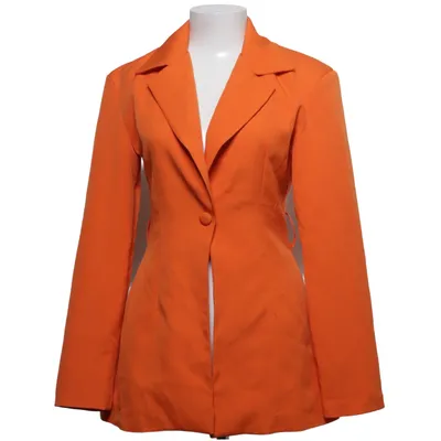 Blazer (Orange) fra Boohoo Elastan, Polyester
