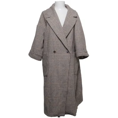 Frakke (Beige, Flerfarvet) fra VILA Clothes Polyester, Uld