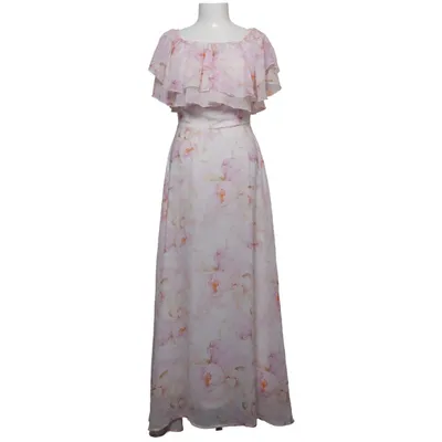 Långklänning (Rosa, Vit, Flerfärgad) från Quiosque Polyester