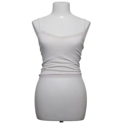 Undertrøje (Lace Trim Top) fra Nelly Elastan, Viscose