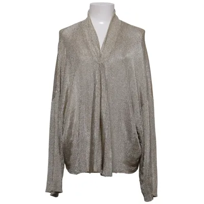 Cardigan (Beige) fra Adolfo Dominguez Metallfiber, Viscose