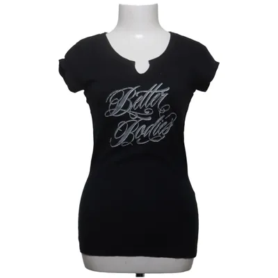 T-shirt (Svart) från Better Bodies Bomull, Elastan