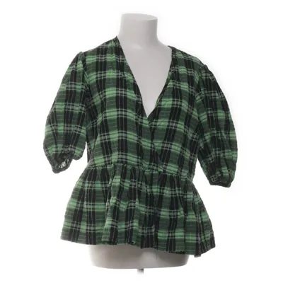 Bluse (Grøn, Sort, Hvid, Flerfarvet) fra Ganni Økologisk bomuld, Polyamid, Genanvendt polyester
