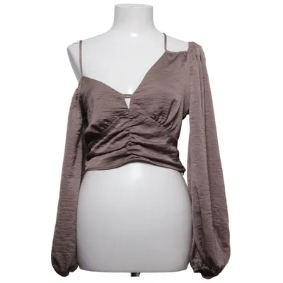Crop top (Brown) from Topshop Polyester