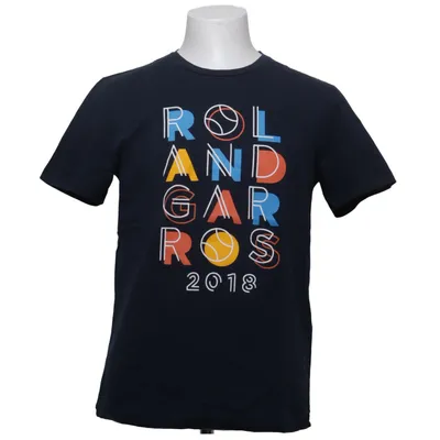 T-shirt (Blue, Multicolored) from Roland Garros Cotton