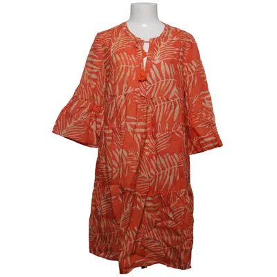 Dress (Orange, Beige) from NH Linen