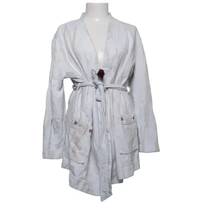 Kimono (White, Brown) from Mara Mea Organic cotton