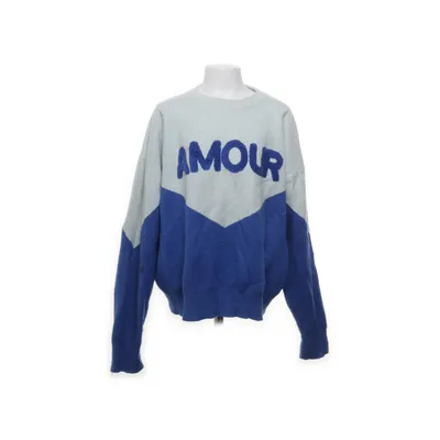 Sweater (Blue, Gray) from In April 1986 Polyamide, Polyester, Viscose