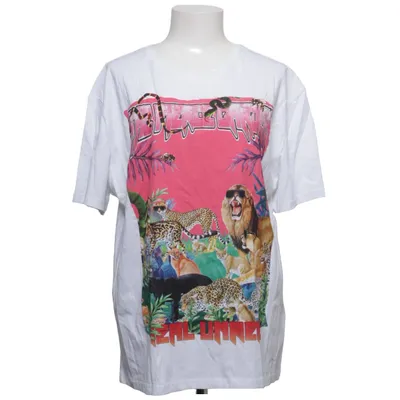 T-shirt (Wit, Meerkleurig) van Zara Katoen