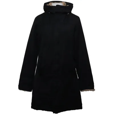 Down coat (Black, Brown) from Woolrich Cotton, Down, Feather, Nylon, Rabbit fur