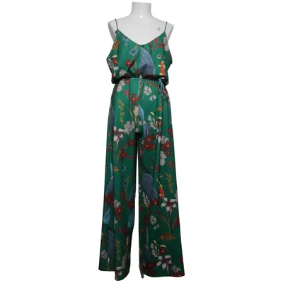 Byxdress (Grön, Flerfärgad) från Zara Woman Collection Elastan, Polyester