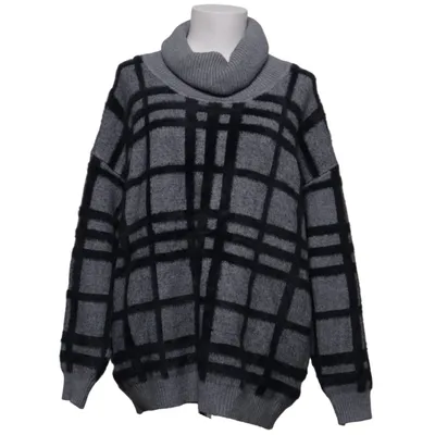 Rollkragenpullover (Grau, Schwarz) von Sweet Lady Polyamid, Polyester, Viskose