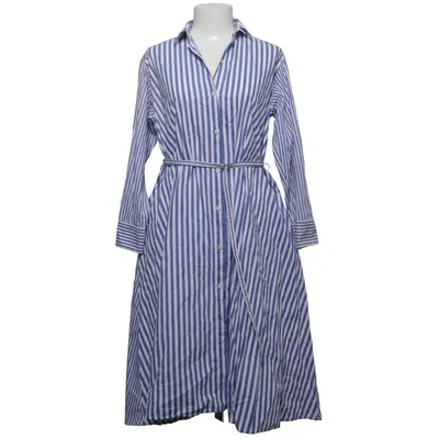 Shirt dress (Blue, White) from Zara Basic Collection Cotton