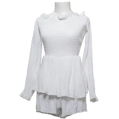 Jumpsuit (White) from Missguided Tall Polyamide, Viscose