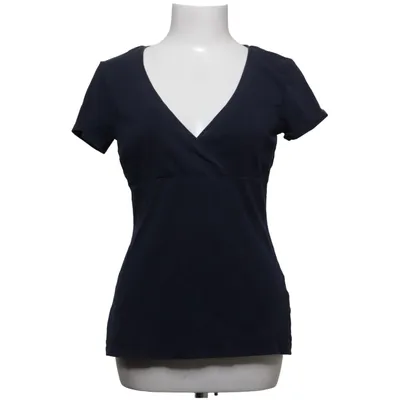 Nursing blouse (Blue) from H&M Mama Cotton, Elastane