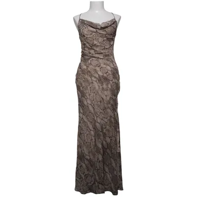 Maxikjole (Brun, Beige) fra Bershka Polyester