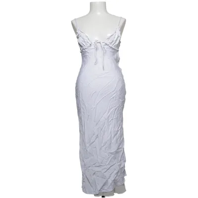 Robe longue (Blanc) de Zara Polyester, Viscose