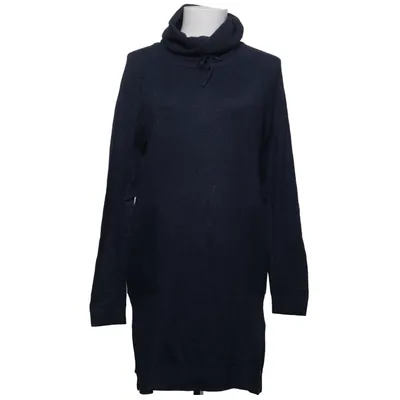 Turtleneck kjole (Blå) fra Faithful & True Viscose, Nylon, Bomuld, Uld