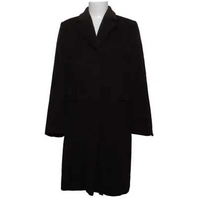Frakke (Brun) fra Delmod Angora, Merinould, Viscose