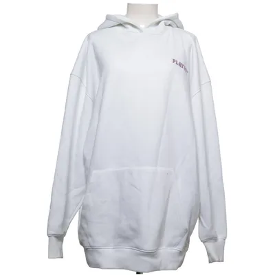 Hættetrøje (Hvid) fra Playboy x Missguided Bomuld, Polyester