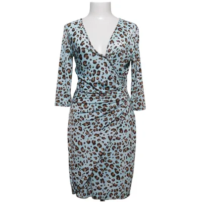 Wrap dress (Blue, Brown, Multicolored) from Lonkel