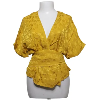 Top (Geel) van Mango Suit Polyester, Viscose