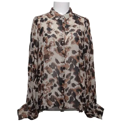 Blouse (Brown, Black, Beige) from InWear Metallic fiber, Viscose