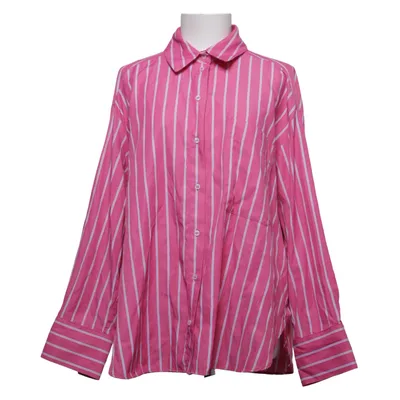Skjorta (Rosa, Vit) från Zara Bomull, Polyester
