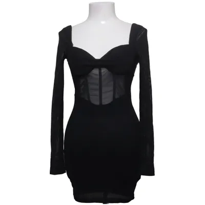 Dress (Black) from Love Triangle Elastane, Polyester