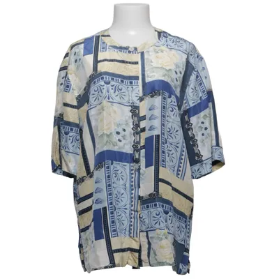 Chemise à manches courtes (Bleu, Beige, Multicolore) de Felicia Soie