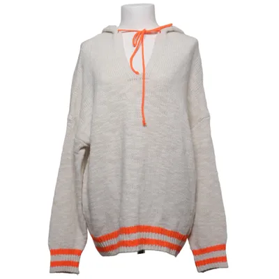 Hættetrøje (Beige, Orange) fra Xuna Akryl, Polyester, Viscose, Uld