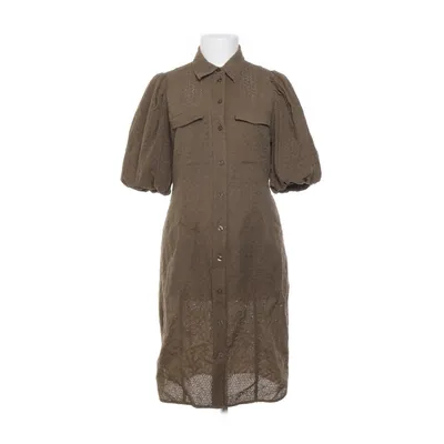 Shirt dress (Brown) from Second Female Cotton