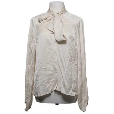 Strikblouse (Beige) van adL Viscose