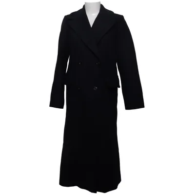 Coat (Black) from Claudie Pierlot Acetate, Polyamide, Viscose, Wool