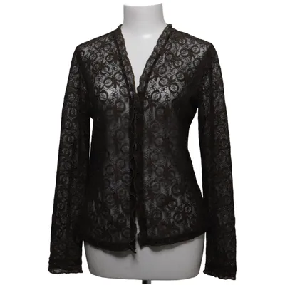 Bluse (Brun, Sort) fra Salko Polyamid, Polyester, Viscose