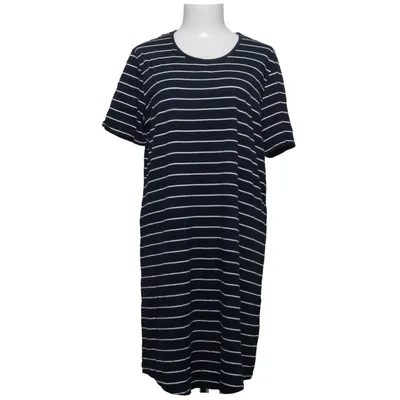 Jurk (Blauw, Wit) van Schiesser Katoen, Modal