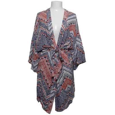 Kimono (Blå, Hvid, Brun, Flerfarvet) fra ONLY Carmakoma Viscose