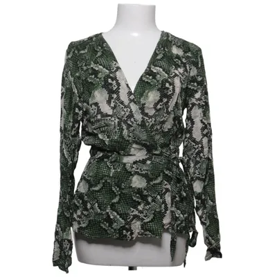 Wikkelblouse (Groen, Wit, Zwart) van Twist & Tango Viscose
