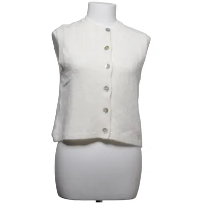 Väst (Vit) från Gina Tricot Akryl, Polyester