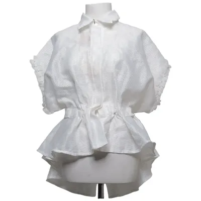 Peplumbluse (Hvid) fra Twist & Tango Polyester