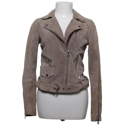 Bikerjacka (Suede Belt Biker) från Review Skinn, Polyester
