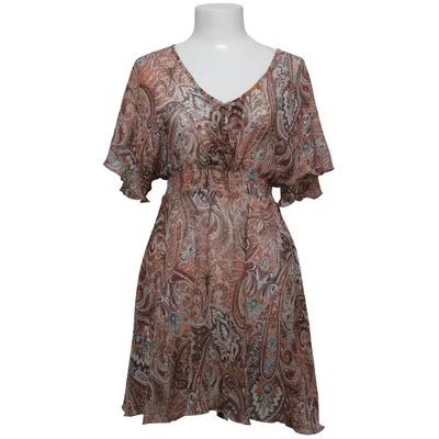 Dress (Brown, Multicolored) from Zoul Polyester